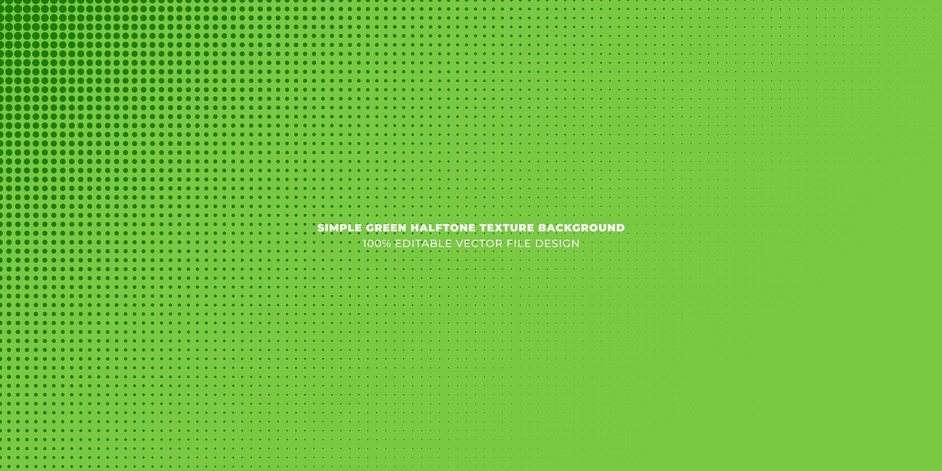Simple Green Abstract Horizontal Background With Delicate Halftone Vector Texture