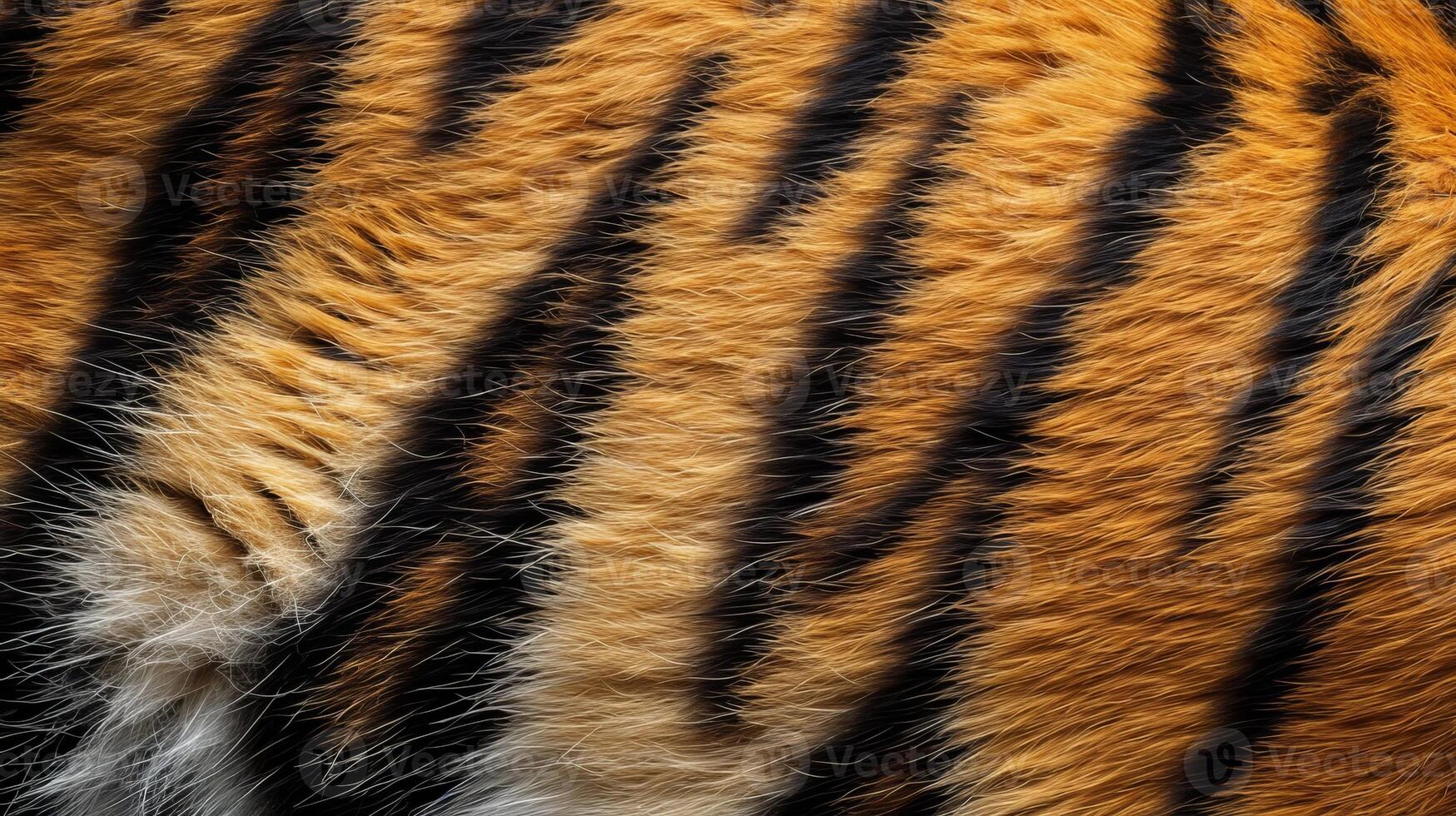 AI generated Close up tiger stripes pattern texture background photo