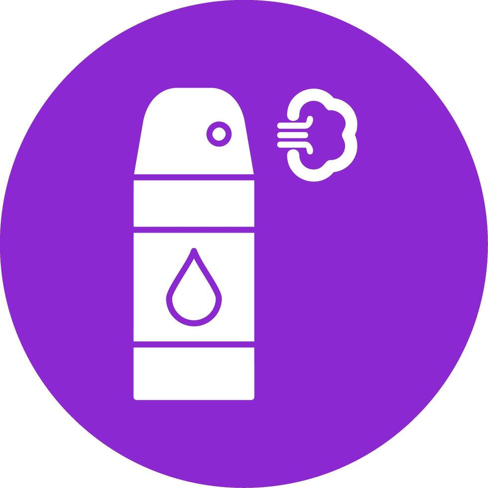 Air Freshener Glyph Circle Icon vector