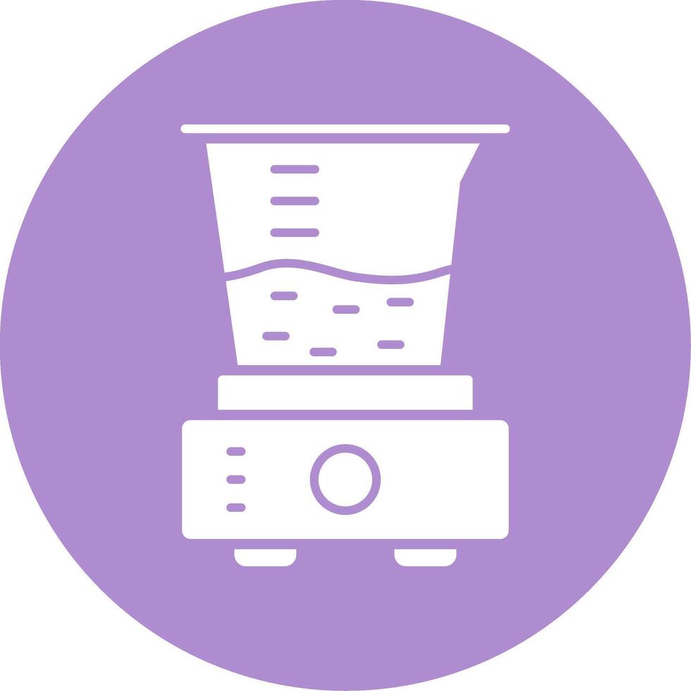 Juicer Glyph Circle Icon vector