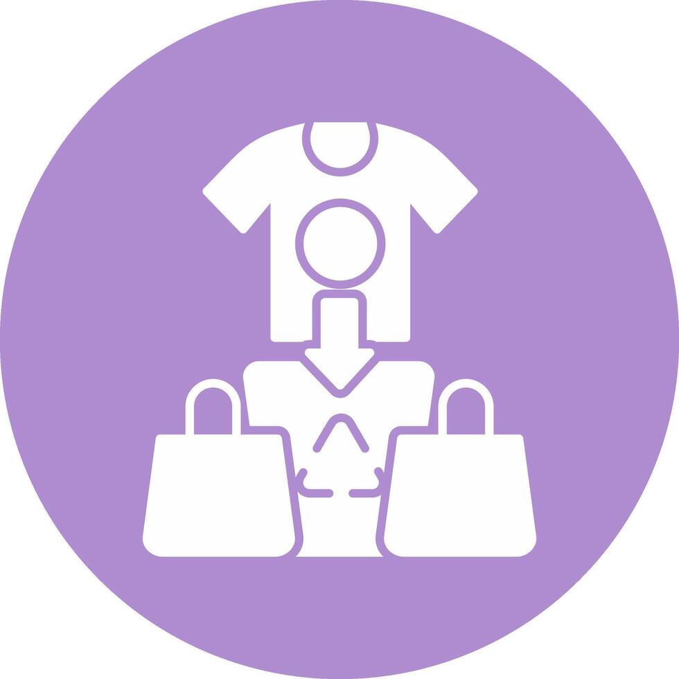 Overconsumption Glyph Circle Icon vector
