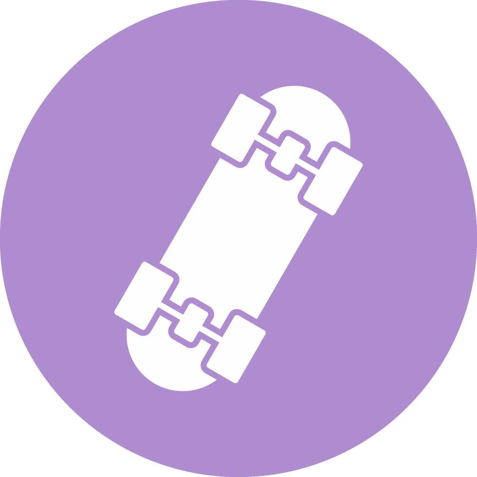 Skates Glyph Circle Icon vector