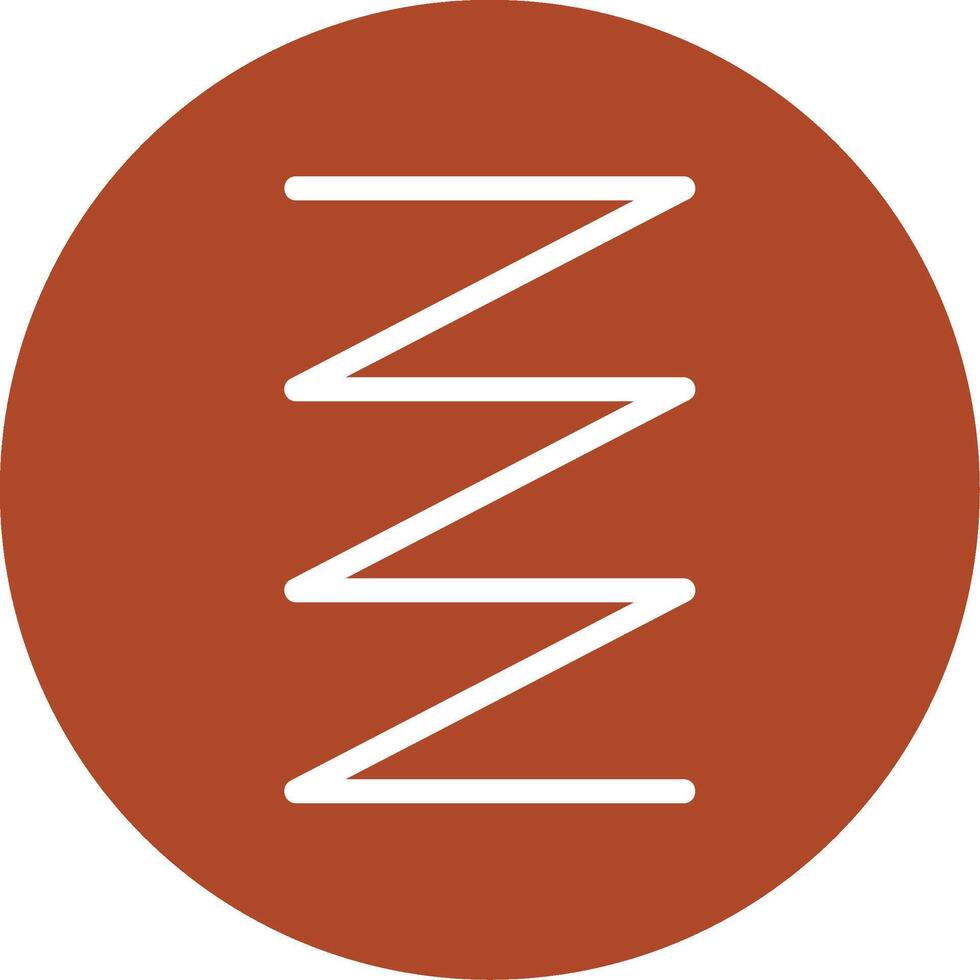 Spring Glyph Circle Icon vector