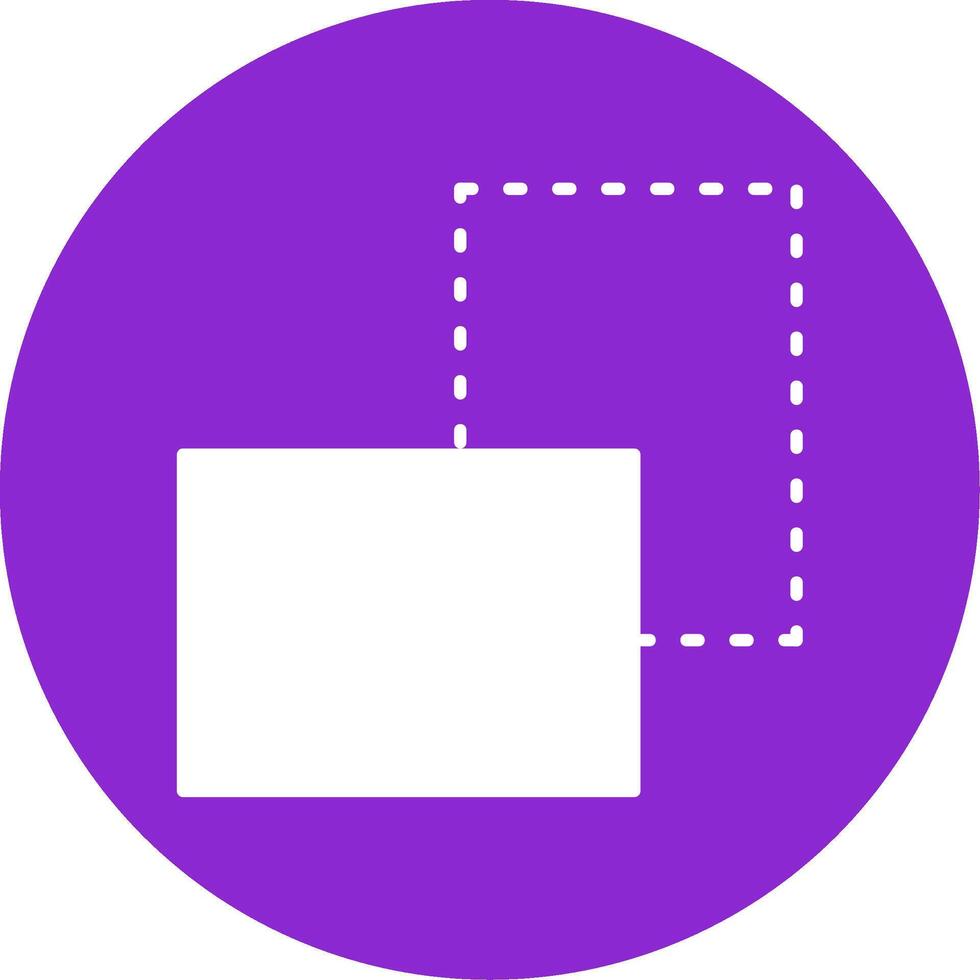 Transform Glyph Circle Icon vector