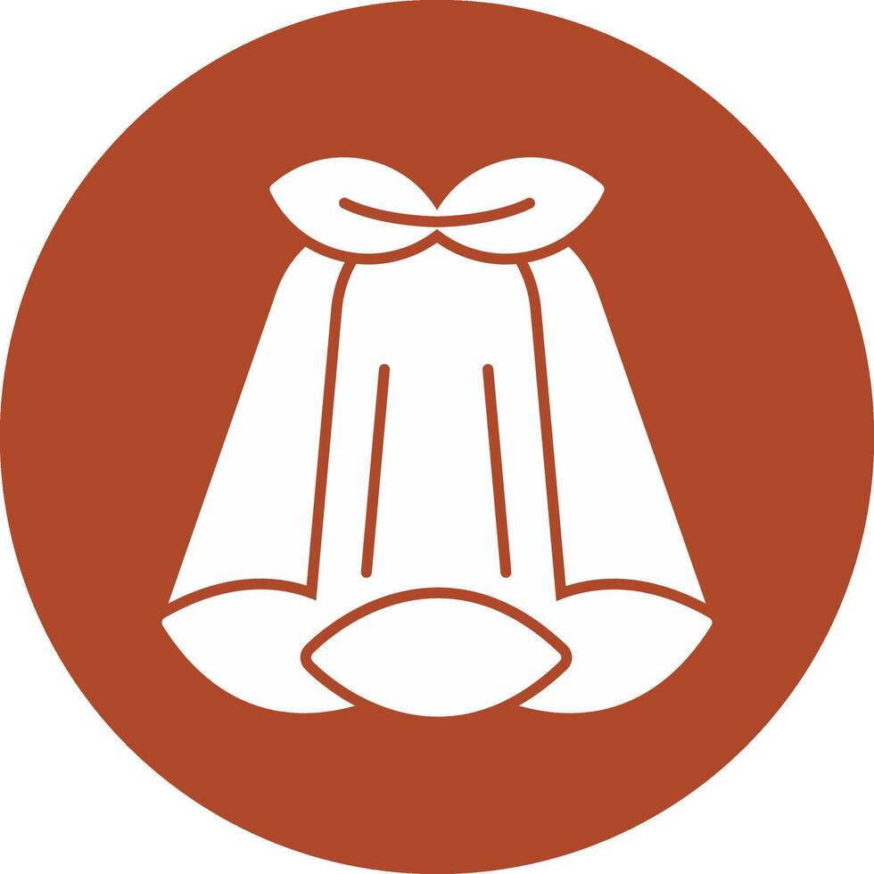 Pea Glyph Circle Icon vector
