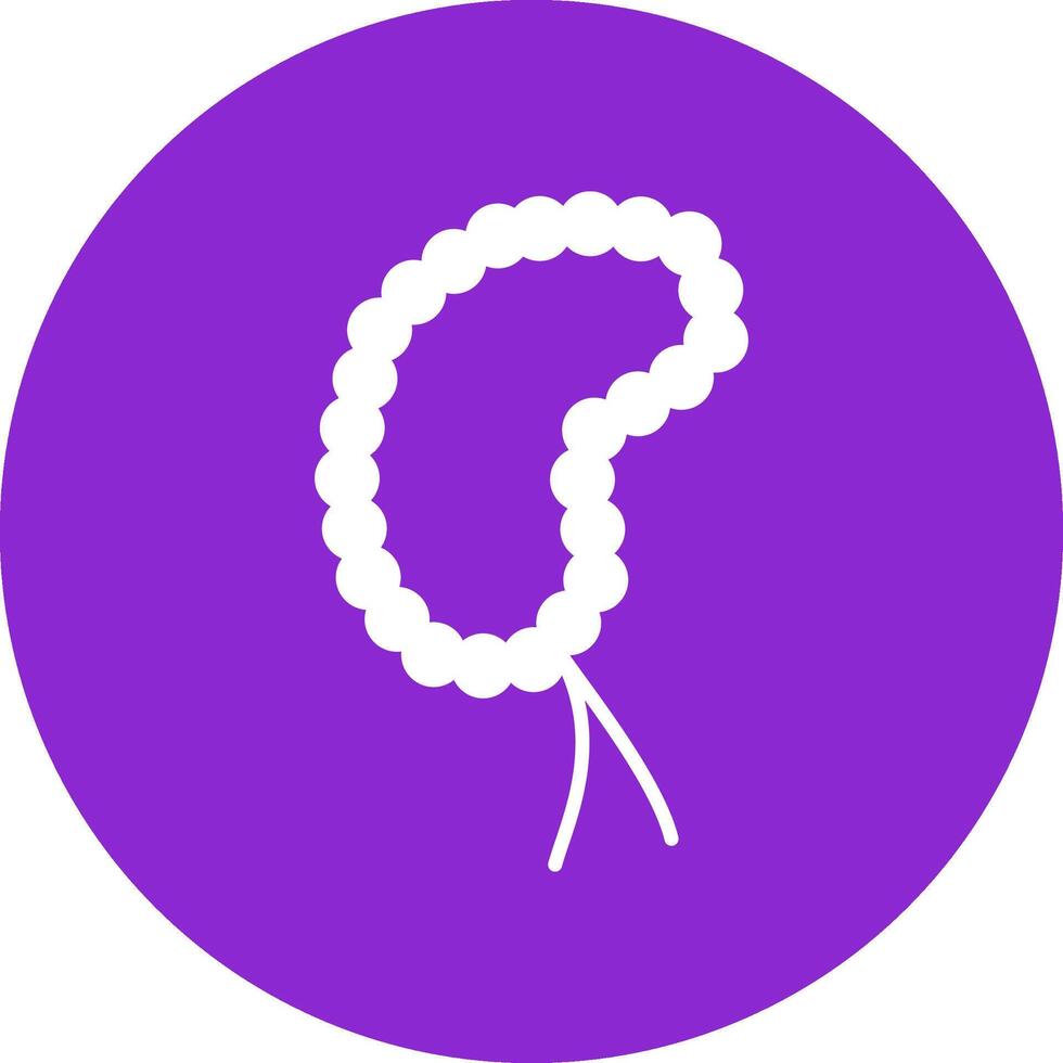 Bedug Glyph Circle Icon vector