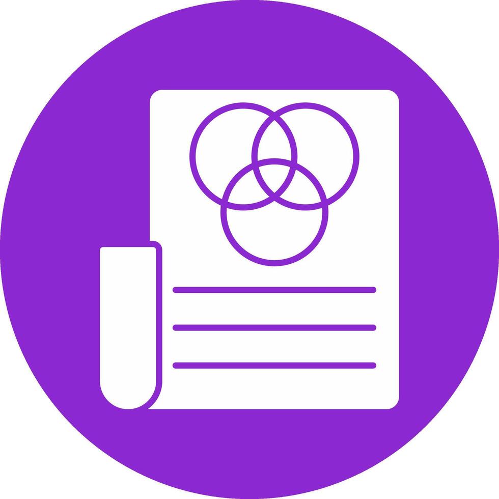 Rgb Glyph Circle Icon vector