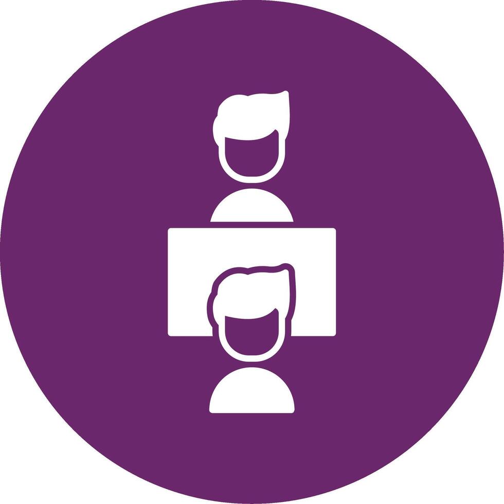solid circle icon vector