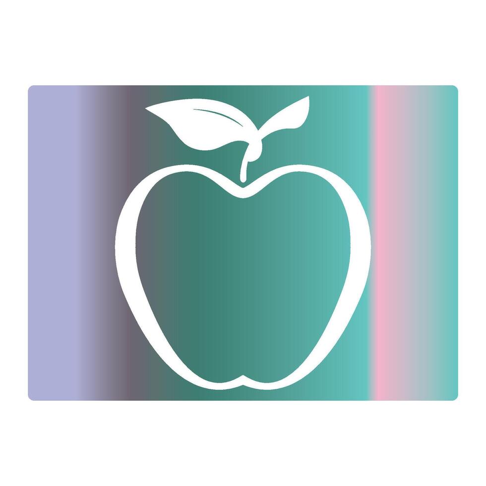 degradado color manzana antecedentes vector