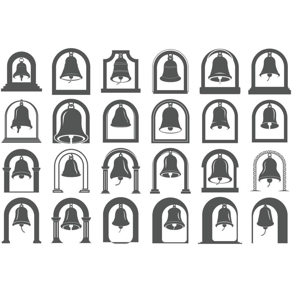 colección de campana logos vector