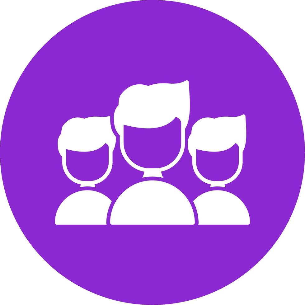 solid circle icon vector