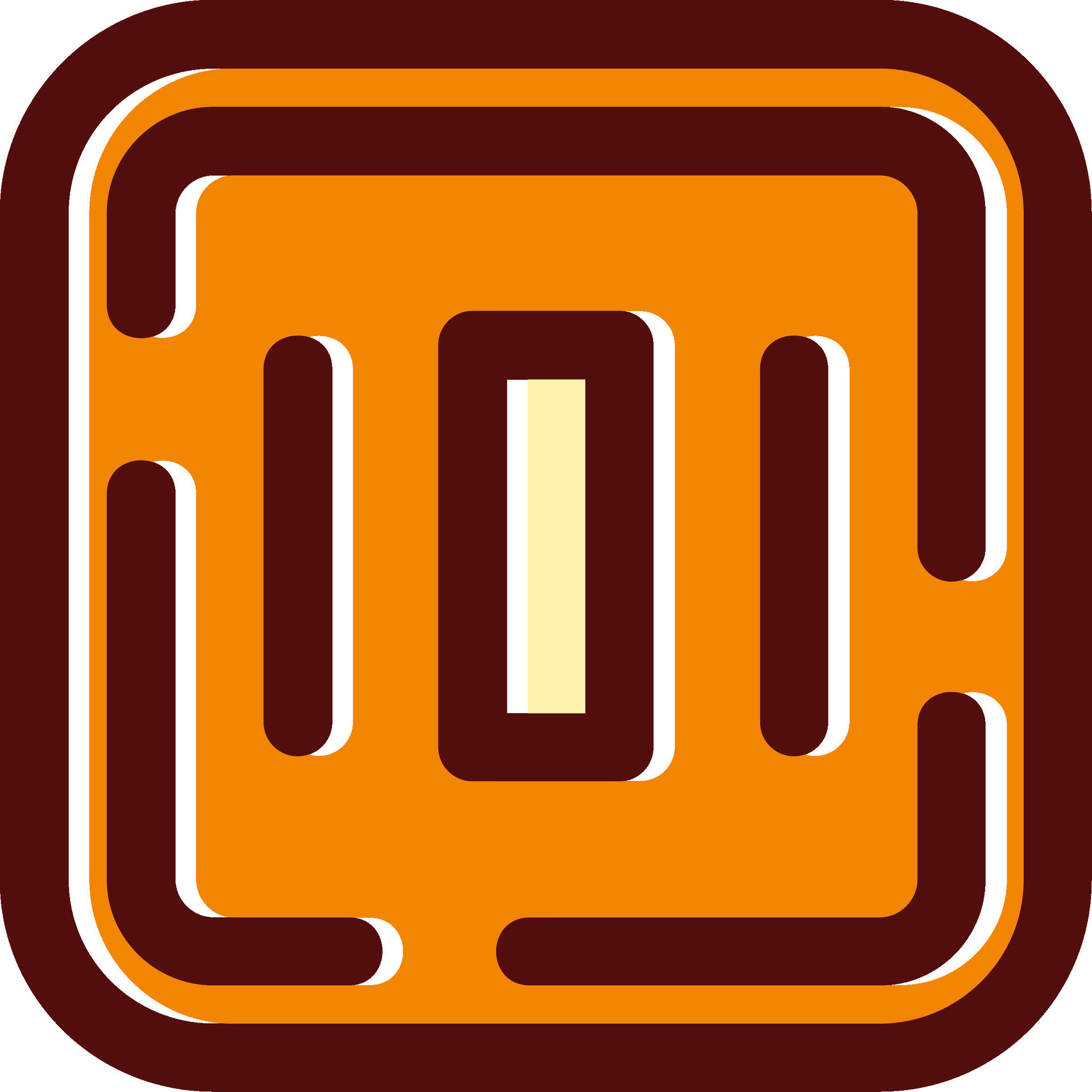 Center alignment filled Sliped Retro Icon 37788194 Vector Art at Vecteezy