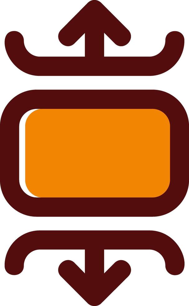 Carousel vertical filled Sliped Retro Icon vector