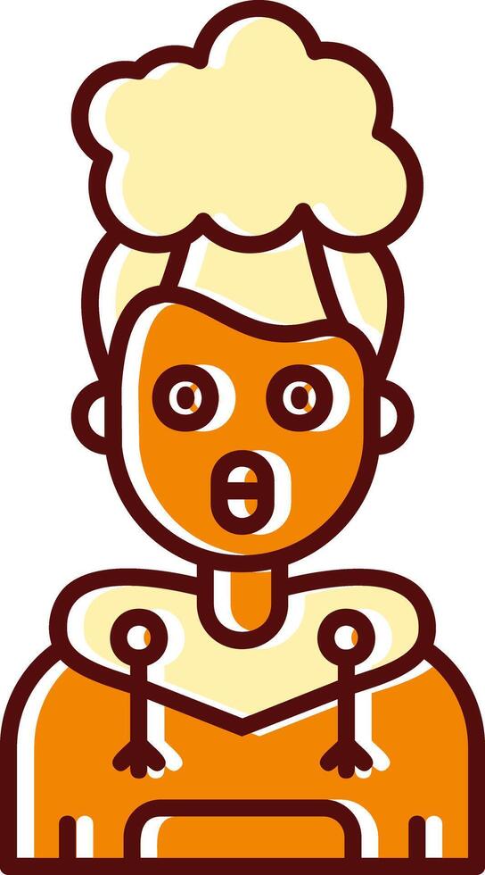 Exploding filled Sliped Retro Icon vector