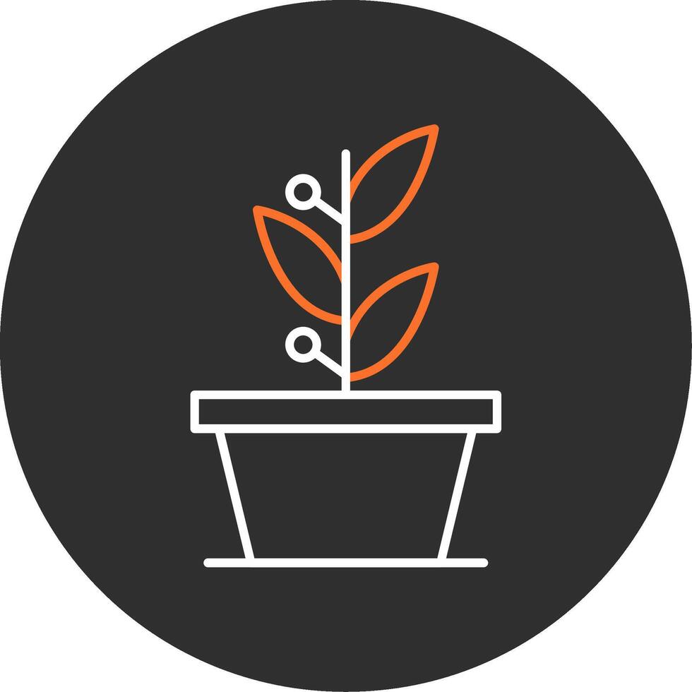 Plants Blue Filled Icon vector