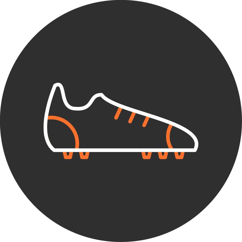 fútbol americano botas azul lleno icono vector