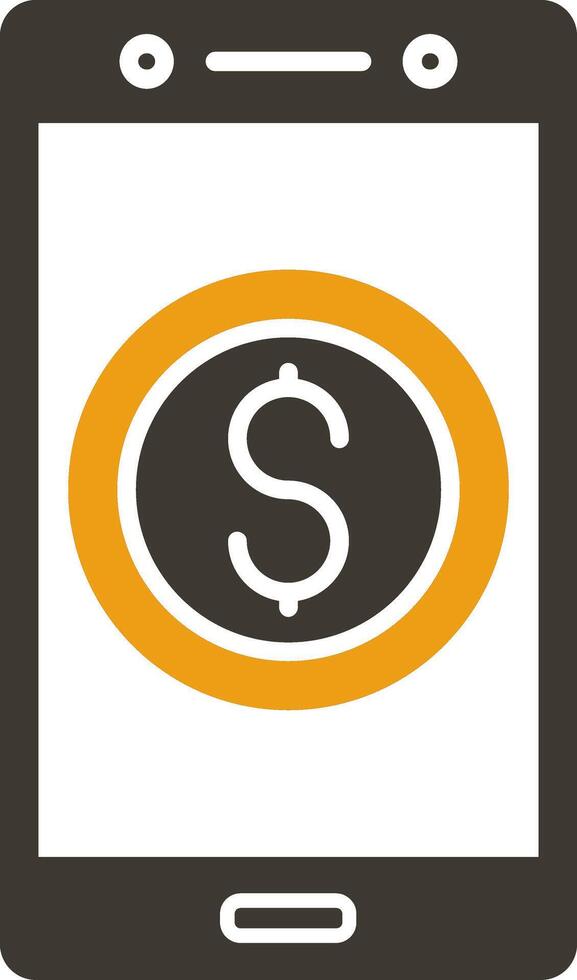 glyph two color Vector Icon