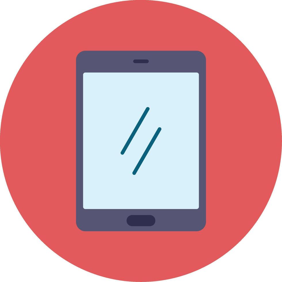 Smartphone Flat Circle Icon vector