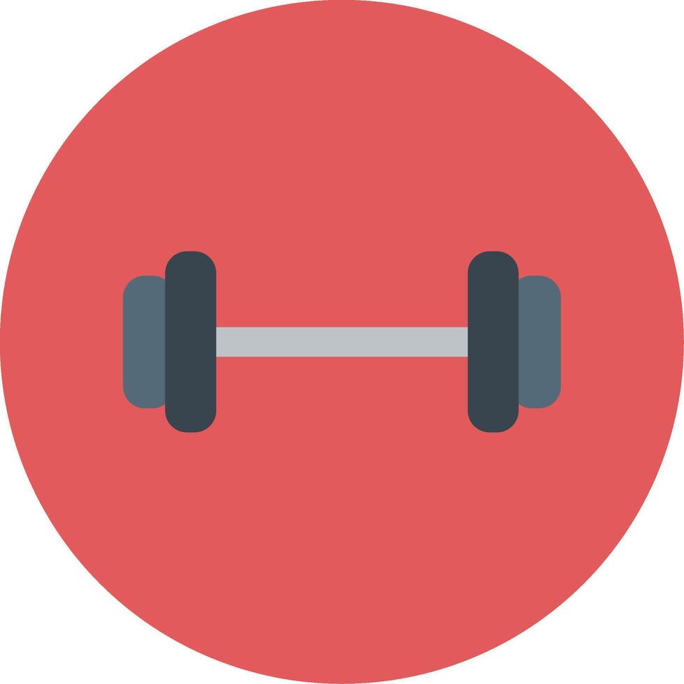 Dumbbell Flat Circle Icon 37791735 Vector Art at Vecteezy
