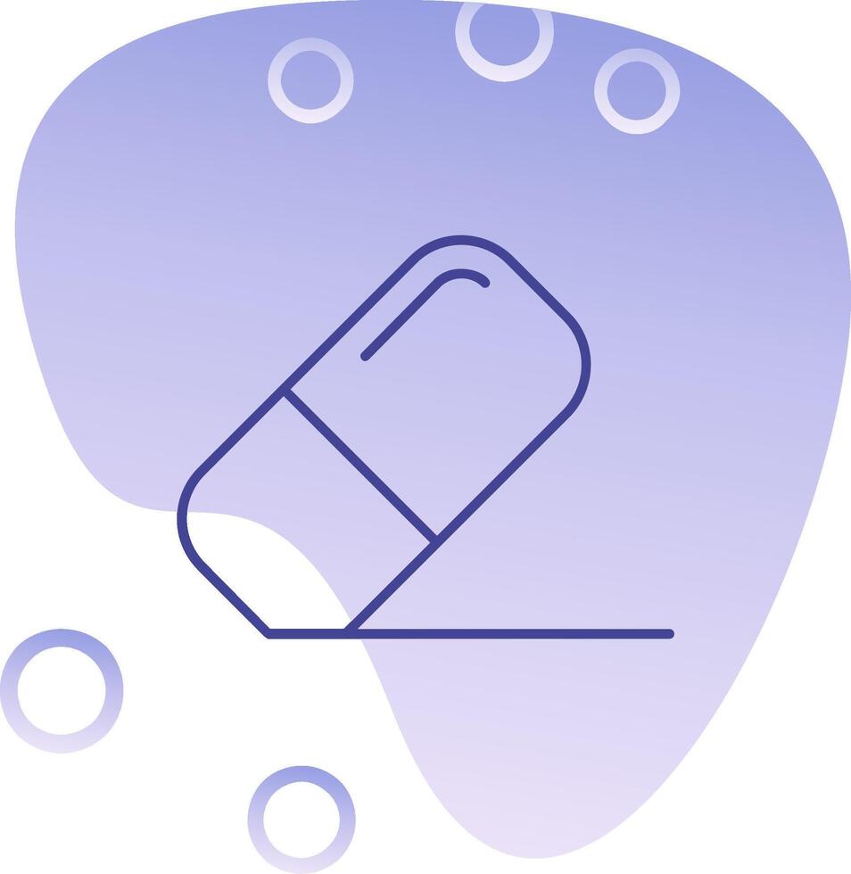 Rubber Gradient Bubble Icon vector