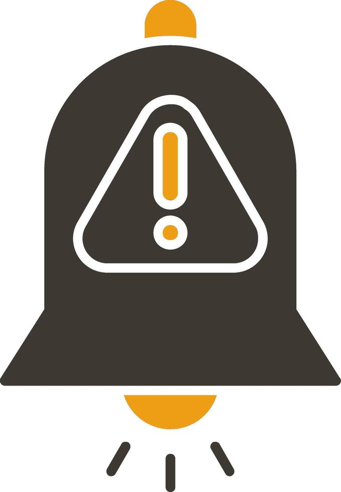 Interruption Glyph Two Colour Icon vector
