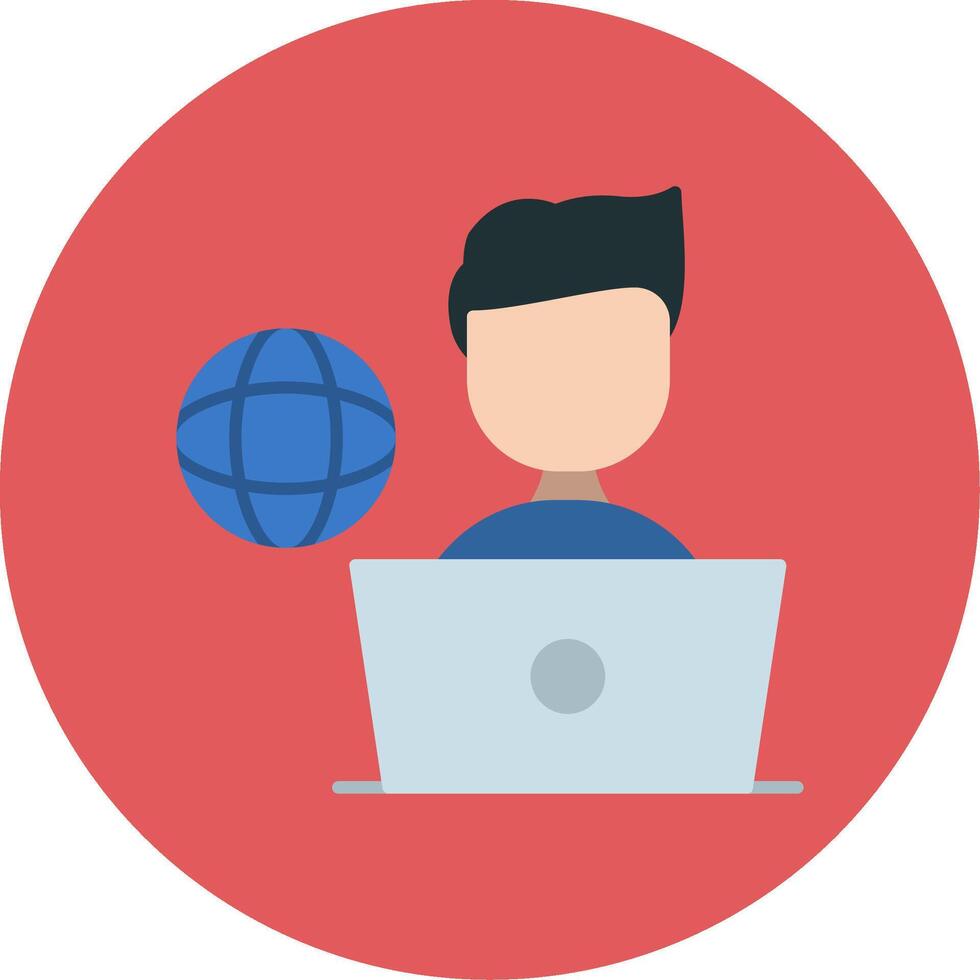 Flat Circle Icon vector
