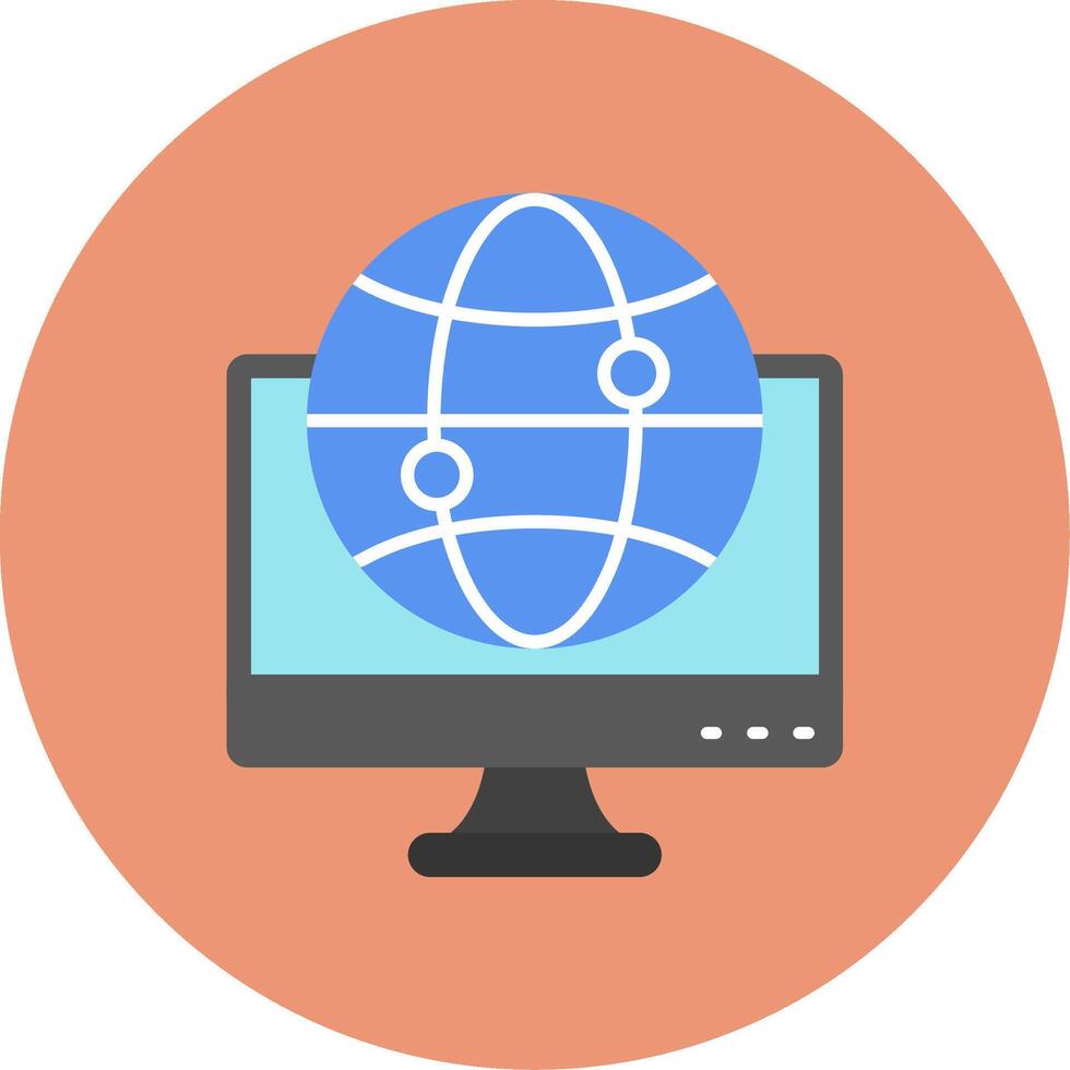 Flat Circle Icon vector