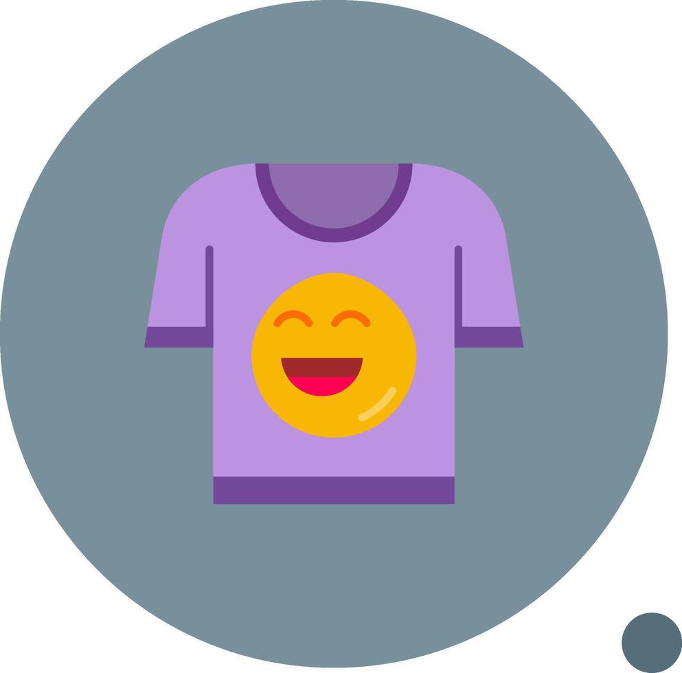 T shirt Long Circle Icon vector