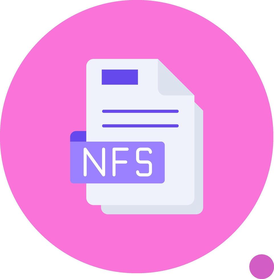 Nfs Long Circle Icon vector