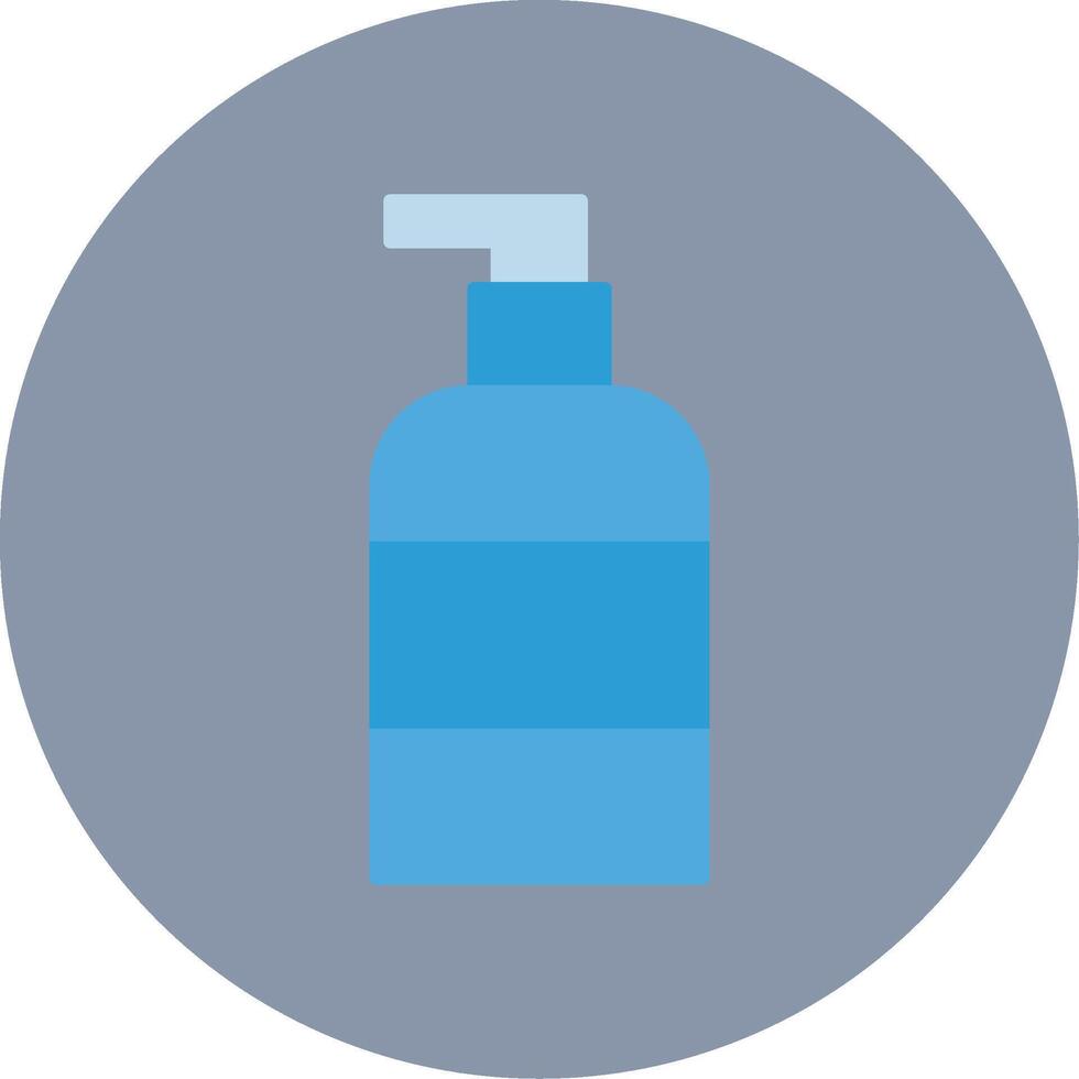 Liquid Soap Flat Circle Icon vector
