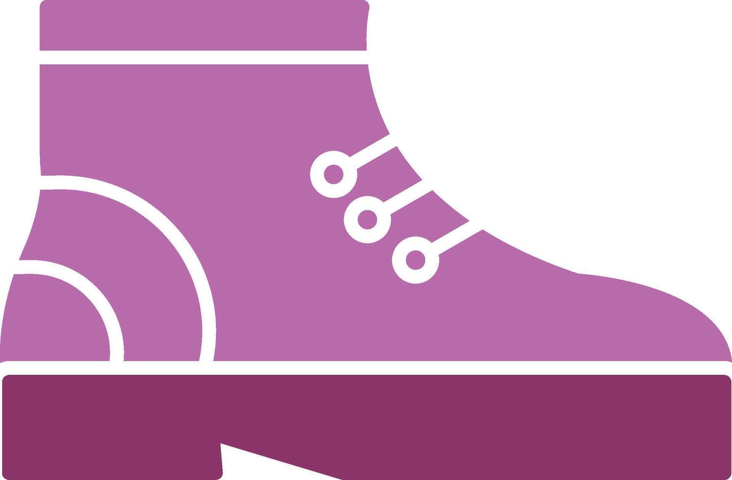 Boot Glyph Two Colour Icon vector