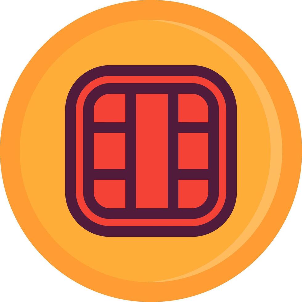 Layout Line Filled Icon vector