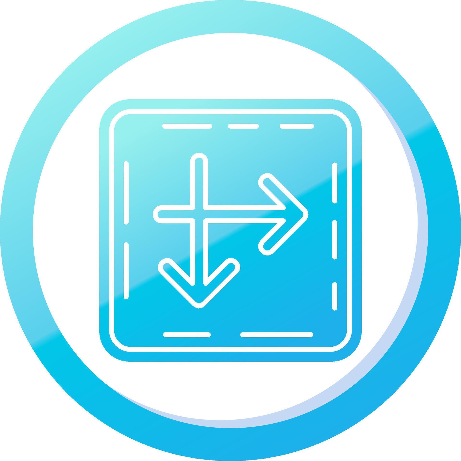 Intersect Solid Blue Gradient Icon 37793616 Vector Art at Vecteezy