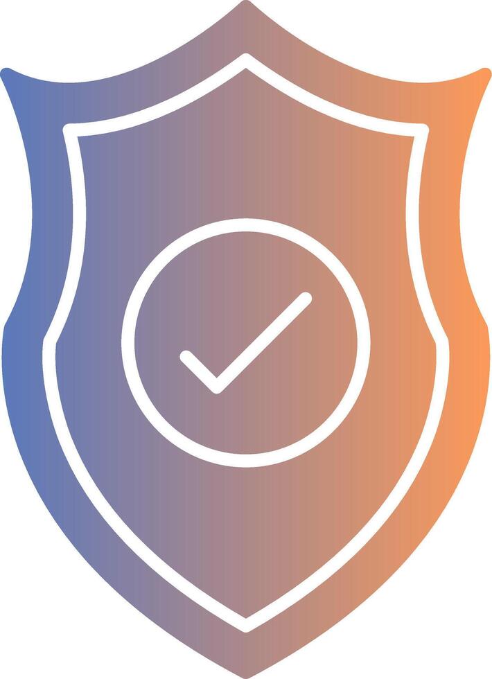 Safety Gradient Icon vector