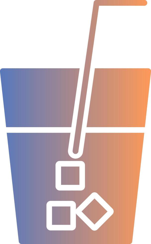 Drink Gradient Icon vector