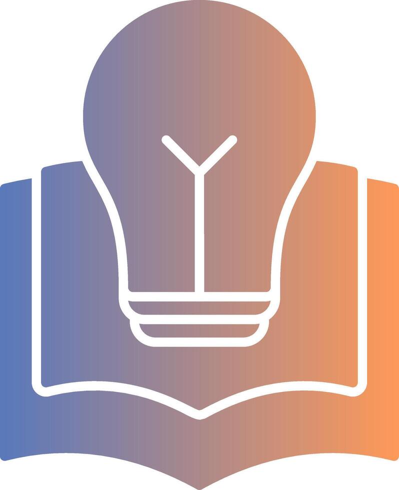 Knowledge Gradient Icon vector