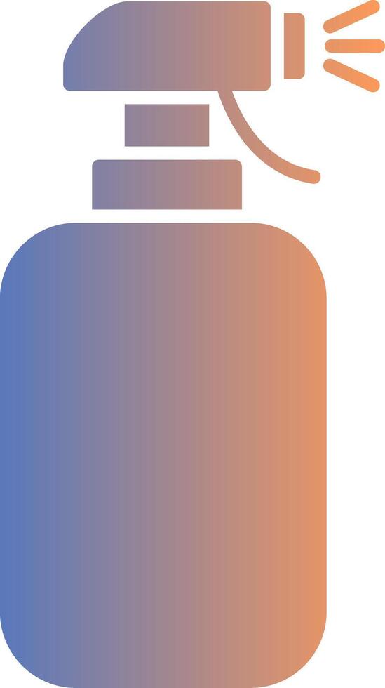 Cleaning Spray Gradient Icon vector