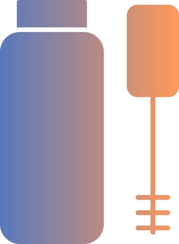 Mascara Gradient Icon vector