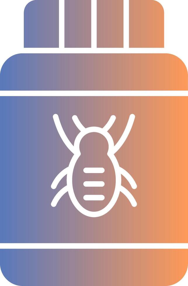 Pesticide Gradient Icon vector