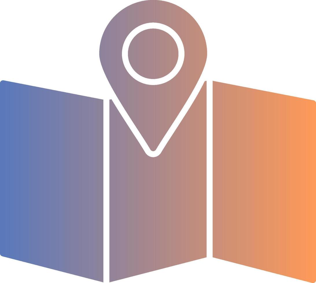Site Map Gradient Icon vector