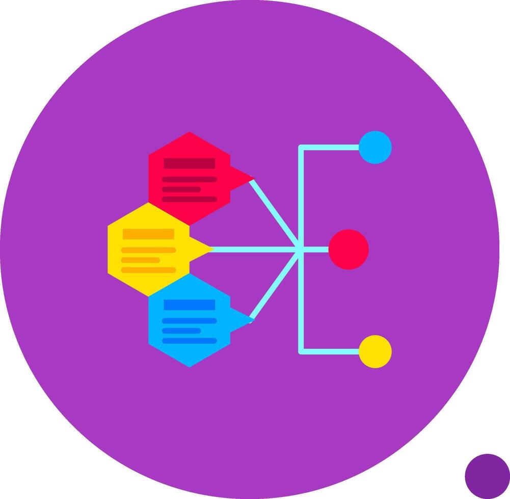 Index Long Circle Icon vector