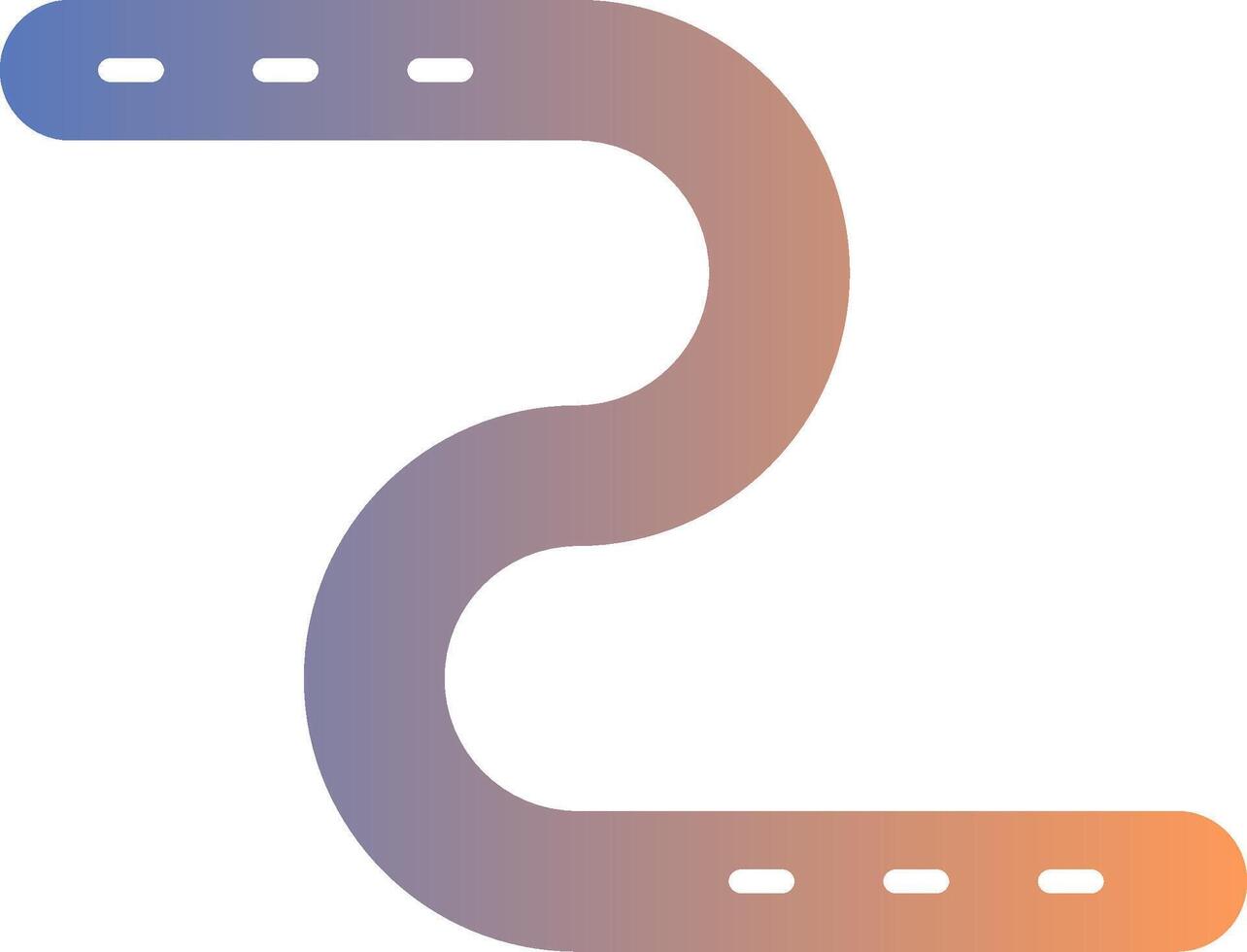 Earthworm Gradient Icon vector