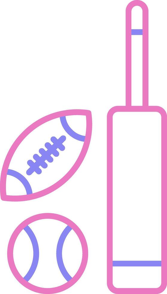 Sport Linear Two Colour Icon vector