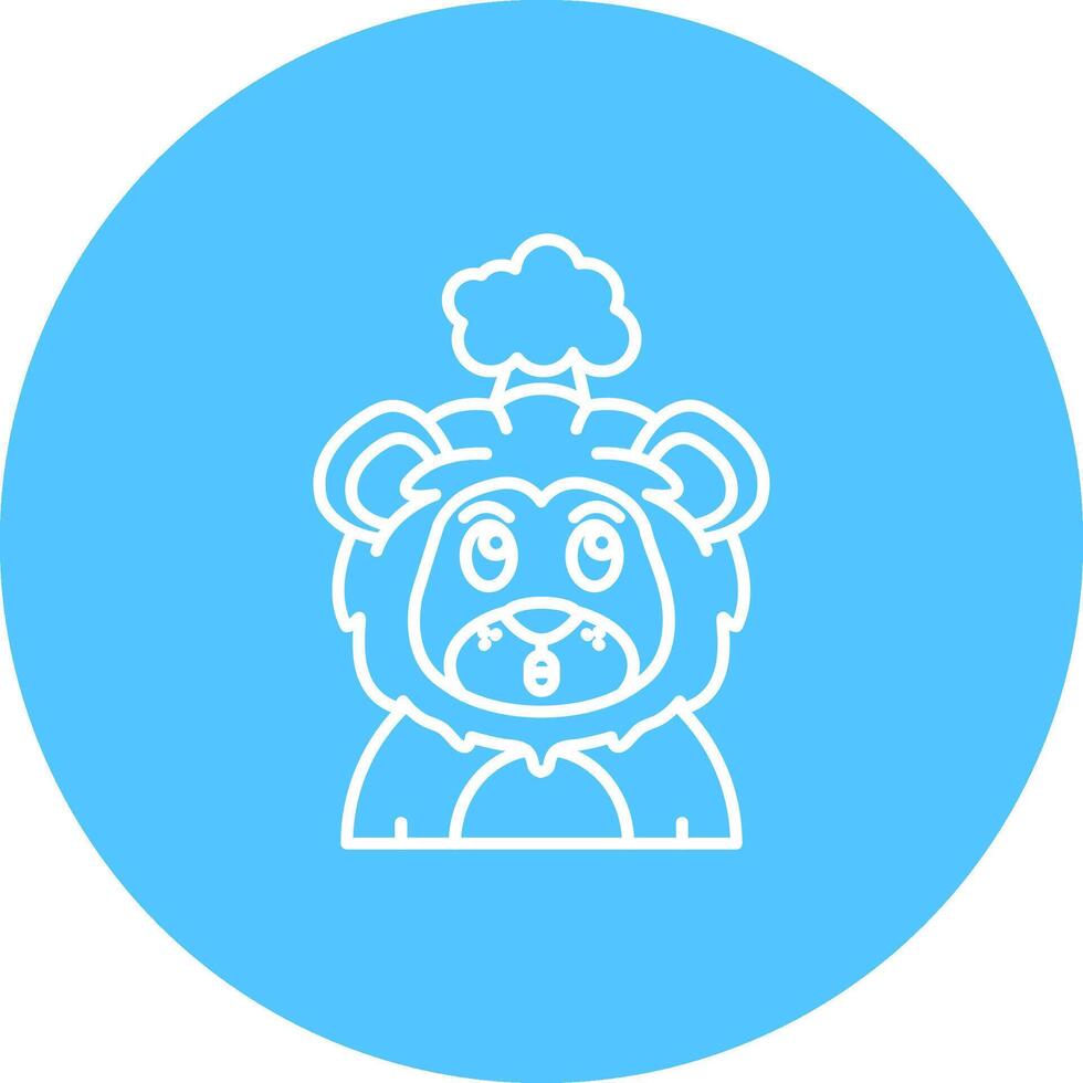 Exploding Line color circle Icon vector