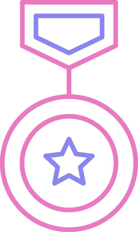 Winning Linear Two Colour Icon vector