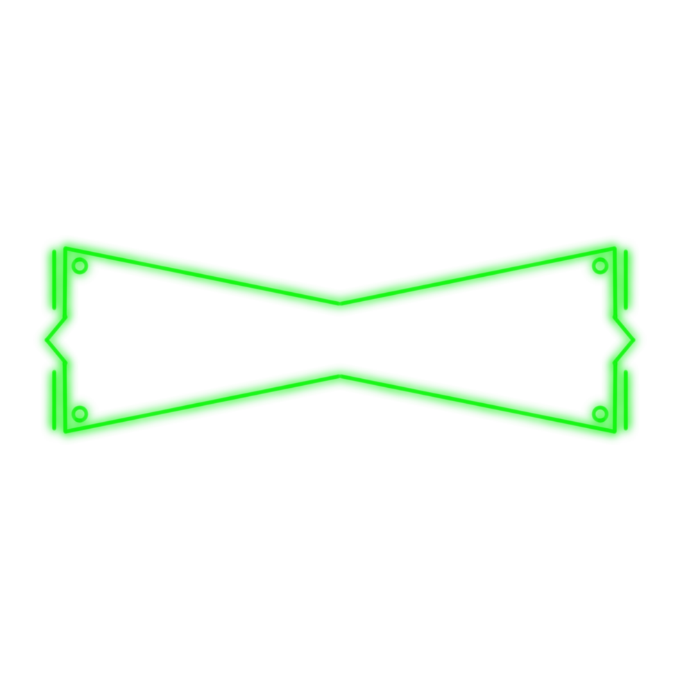 Green Neon Frame 37795974 PNG