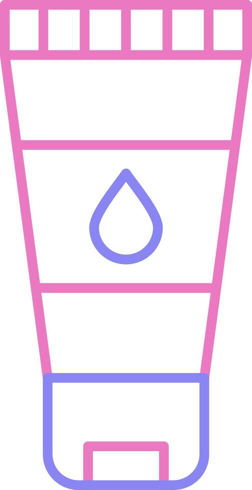 Wash Face Linear Two Colour Icon vector