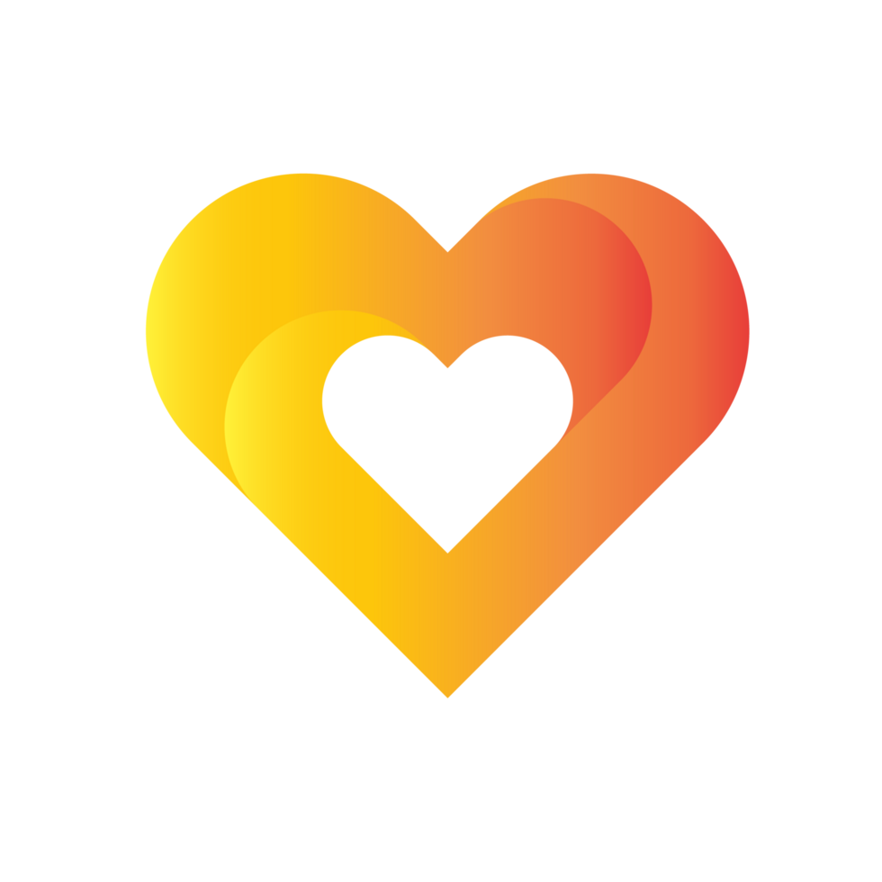 Heart icon, love, heart, love icon isolated on transparent background png