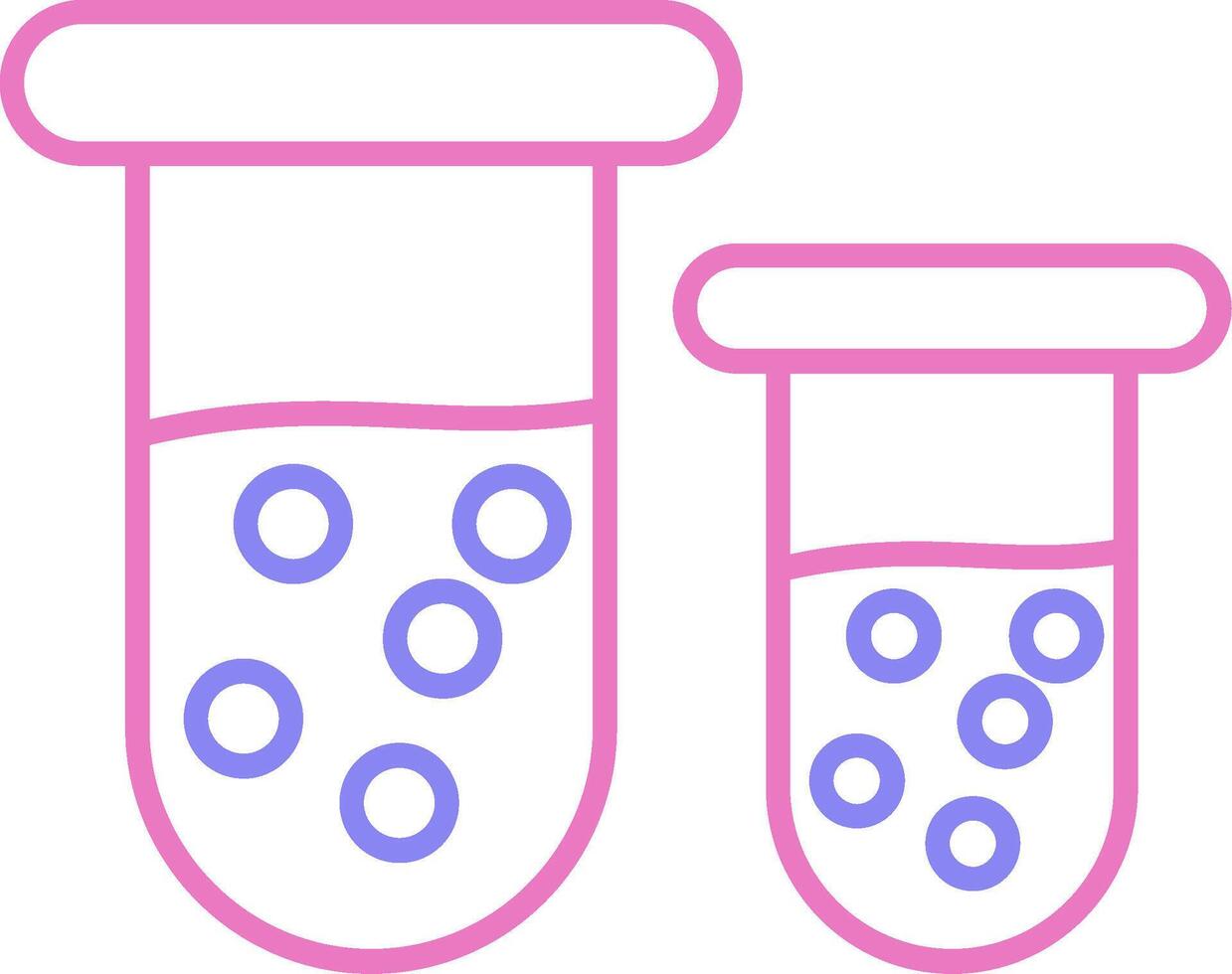 Physics Linear Two Colour Icon vector