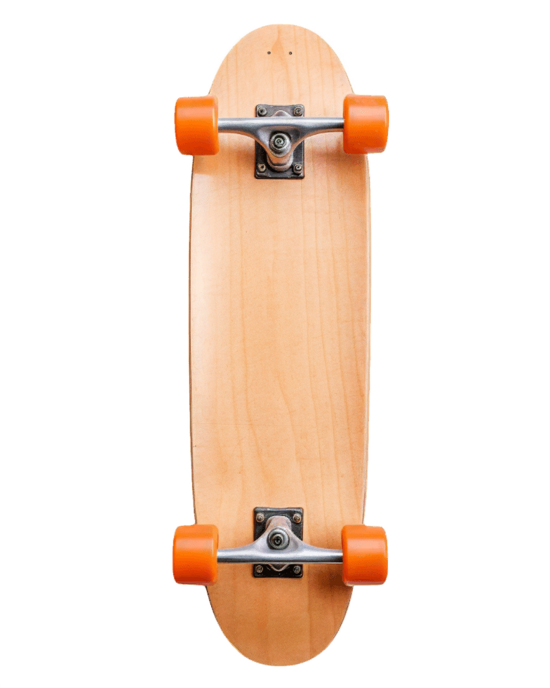 AI generated Green Deck Skateboard Isolated on transparent background png